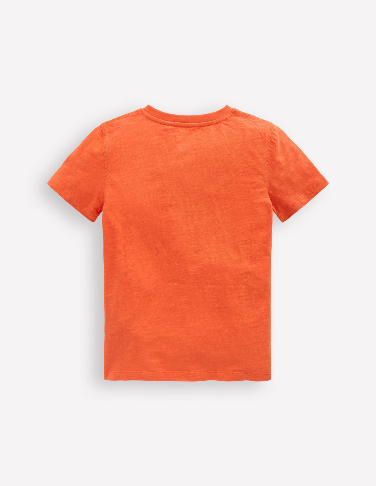 Short Sleeve Henley T-Shirt-Orange - Image 2