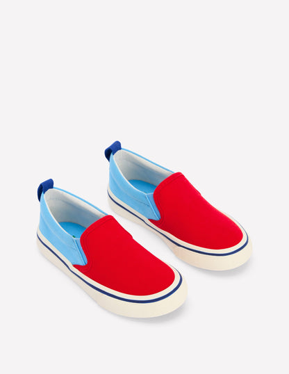 Canvas Slip-Ons-Soft Multi