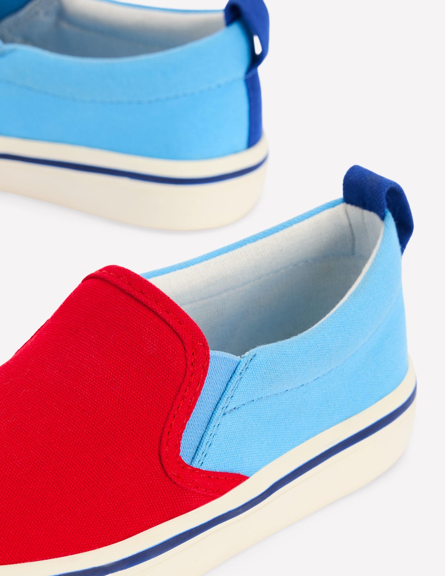 Canvas Slip-Ons-Soft Multi