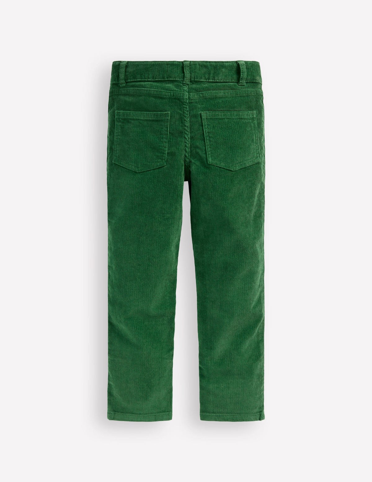 Classic Slim Cord Trousers-Pine Green - Image 2