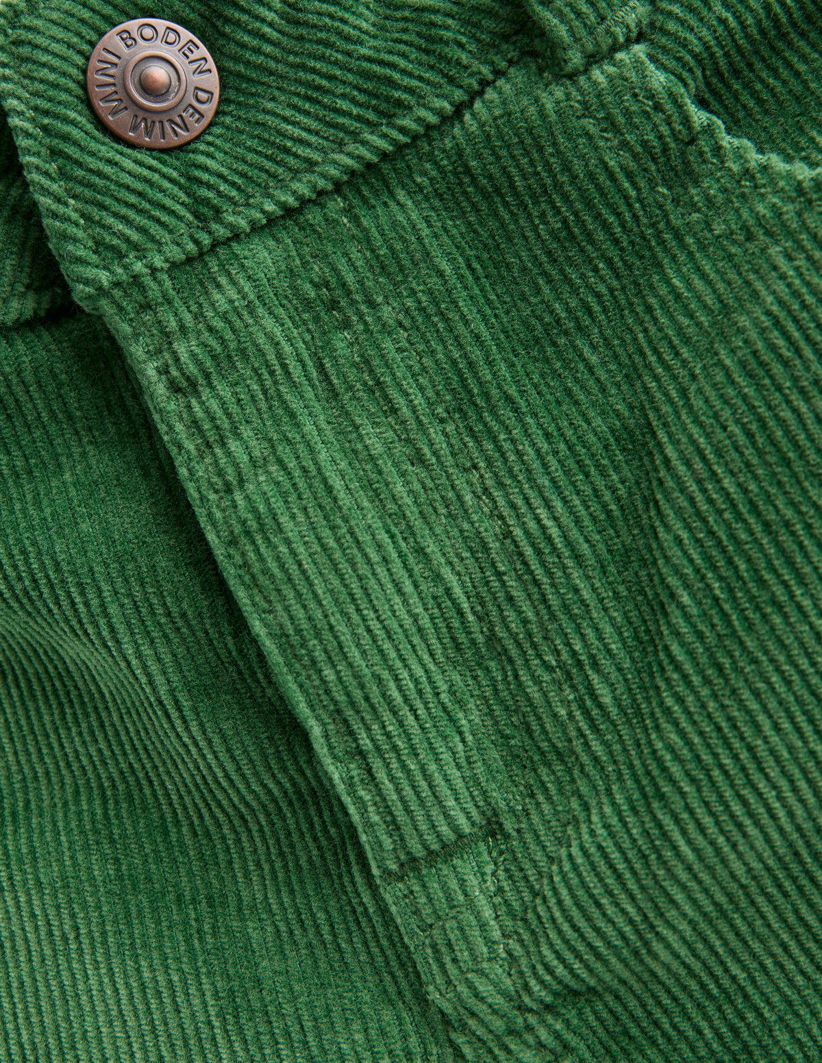 Classic Slim Cord Trousers-Pine Green - Image 3