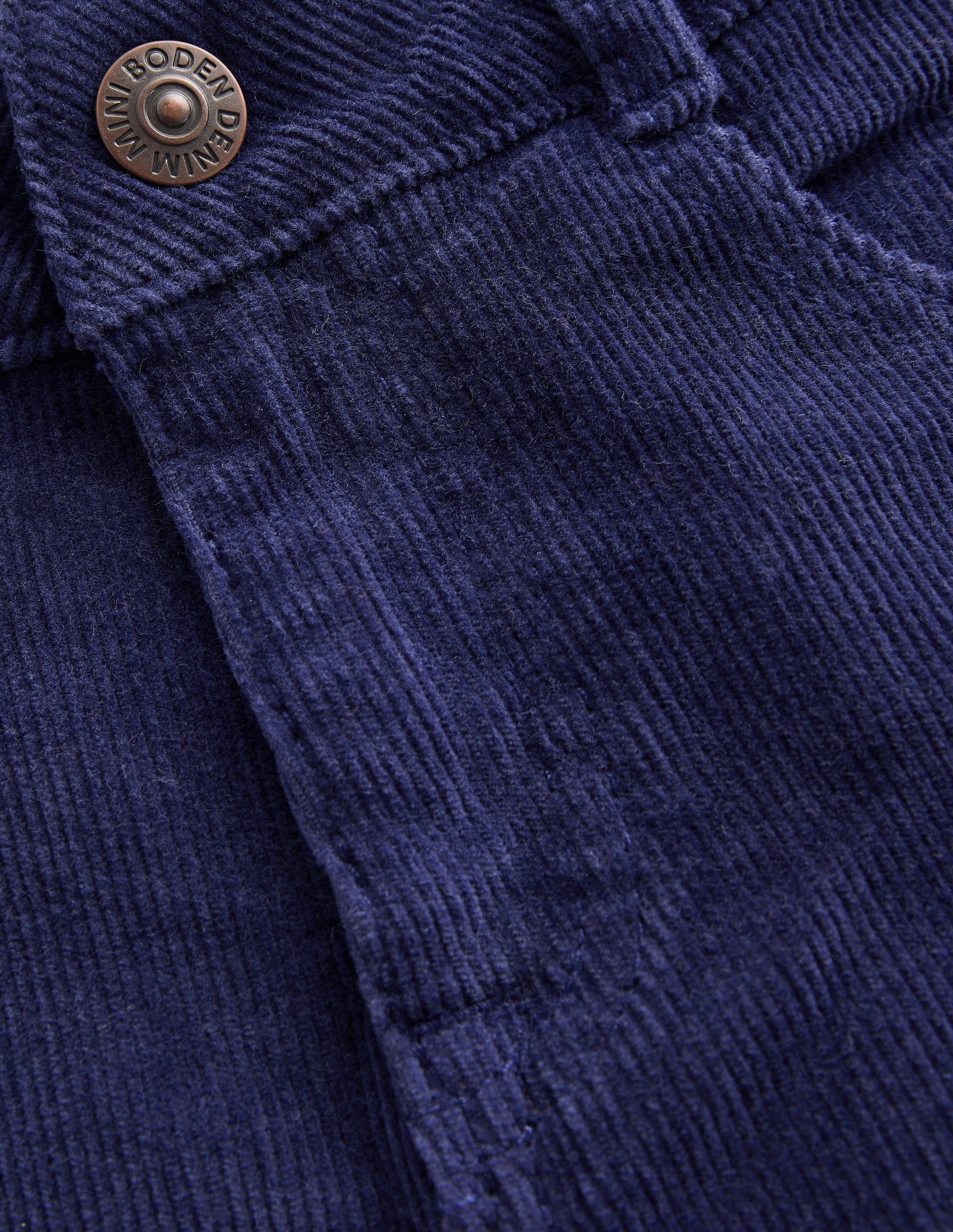 Classic Slim Cord Pants-Bright Blue - Image 1