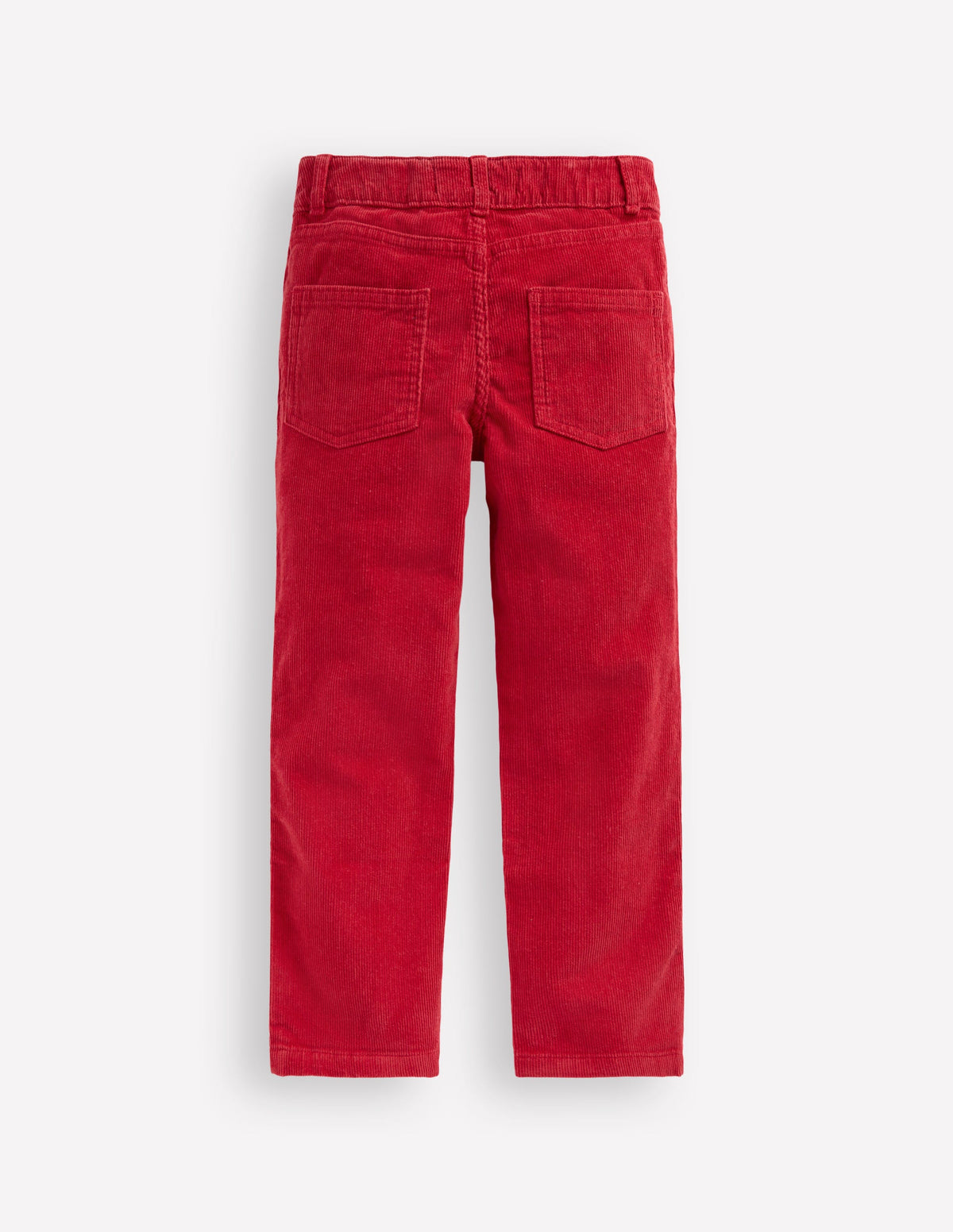 Classic Slim Cord Pants-Carmine Red - Image 2