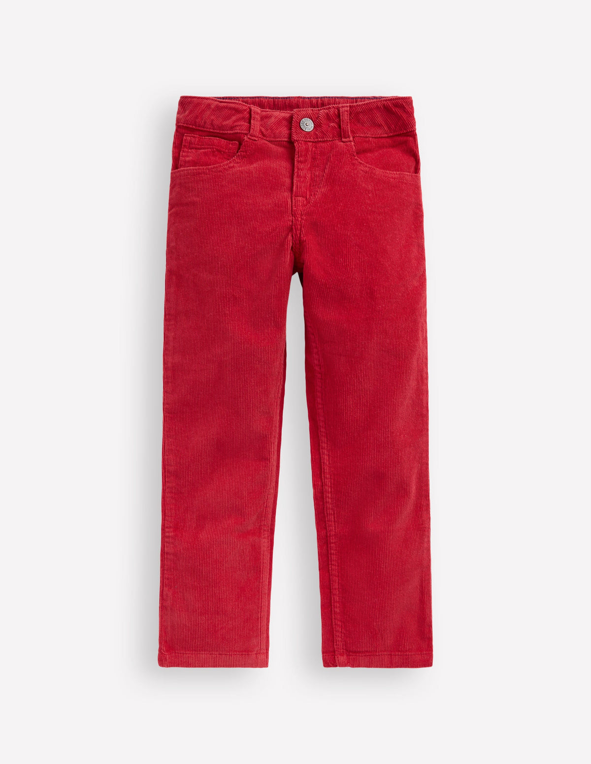 Classic Slim Cord Pants-Carmine Red - Image 1