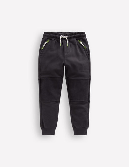 Warrior Knee Joggers-Charcoal Cord-1