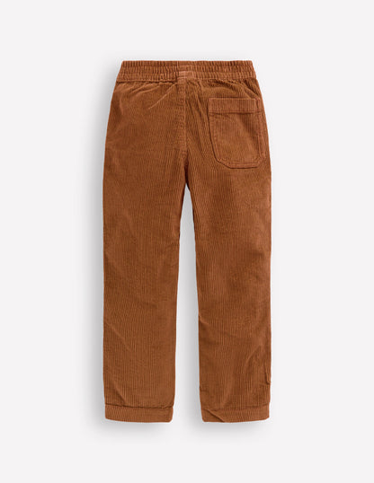 Pull-on Cord Pants-Ginger-4