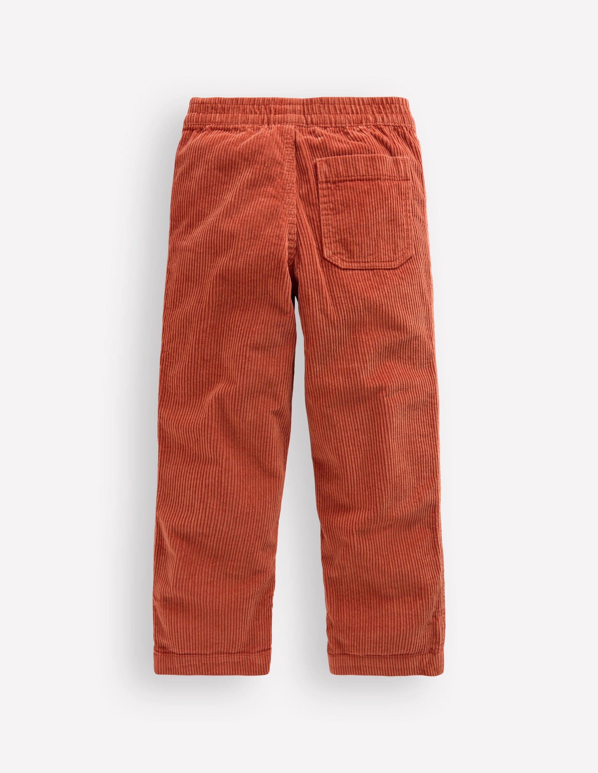 Pull-on Cord Pants-Roasted Chestnut Brown-2