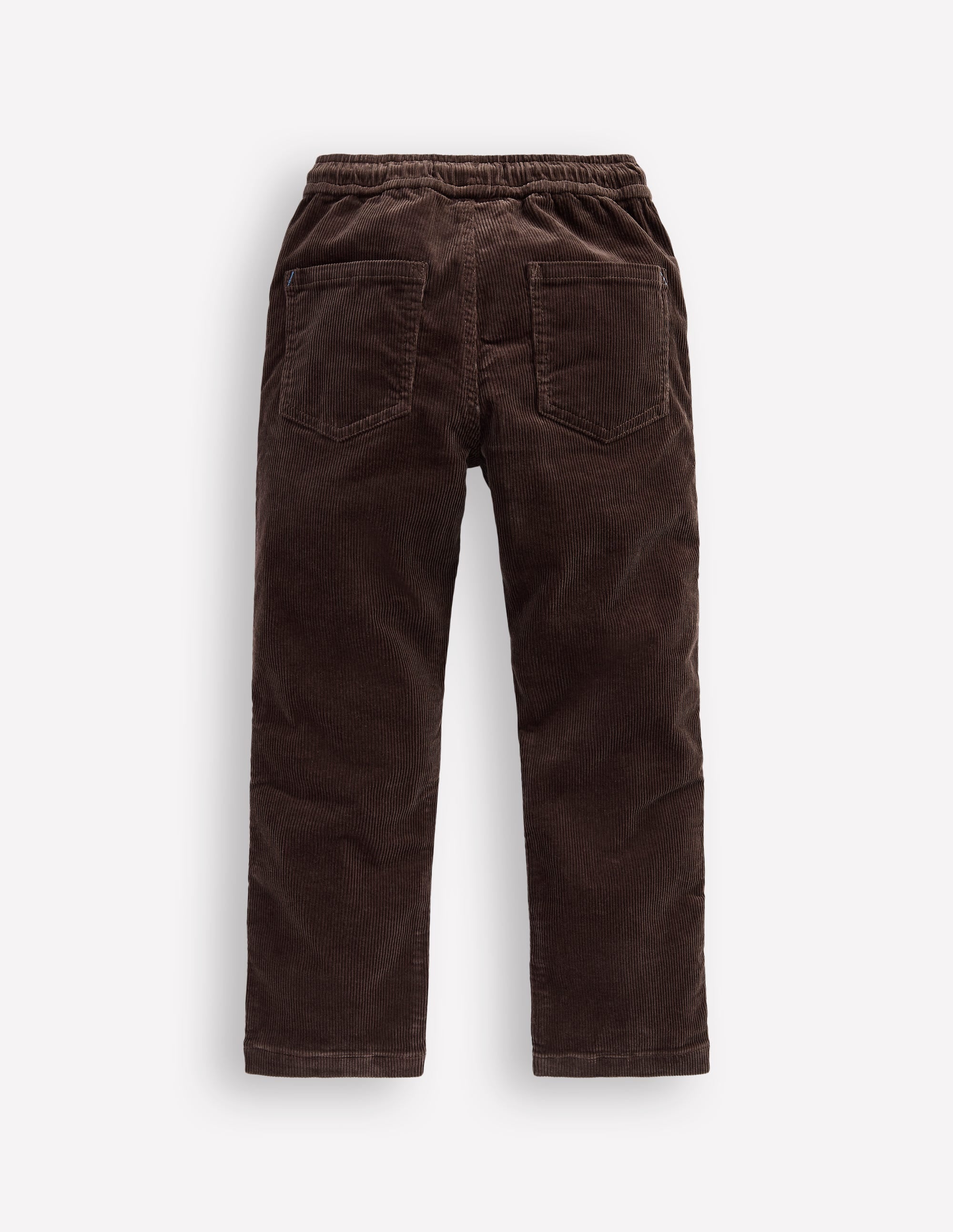 Slim Pull On Trousers-Espresso Cord - Image 2