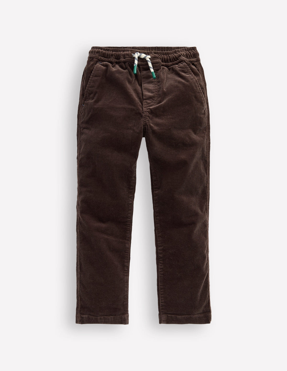 Slim Pull On Trousers-Espresso Cord - Image 1