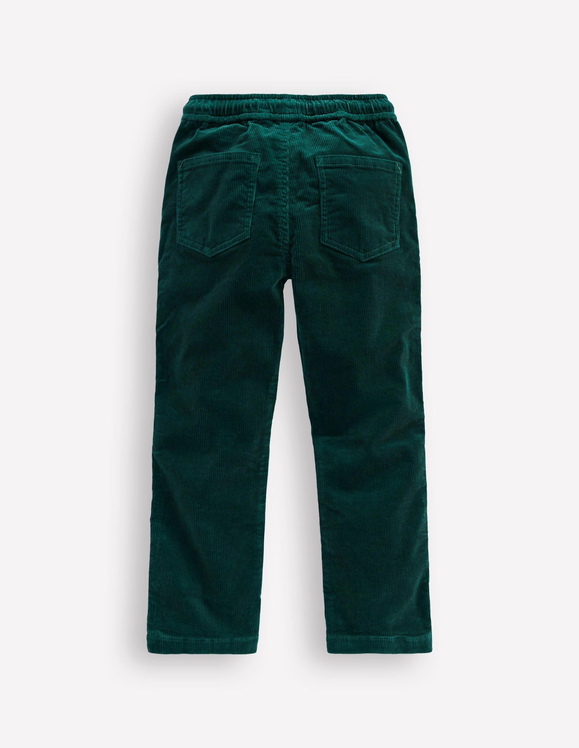 Slim Pull On Trousers-Emerald Night Cord - Image 2
