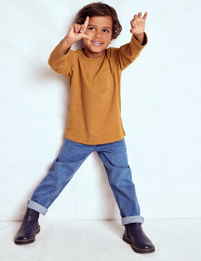 Everyday Long Sleeve T-Shirt-Toffee Brown-1