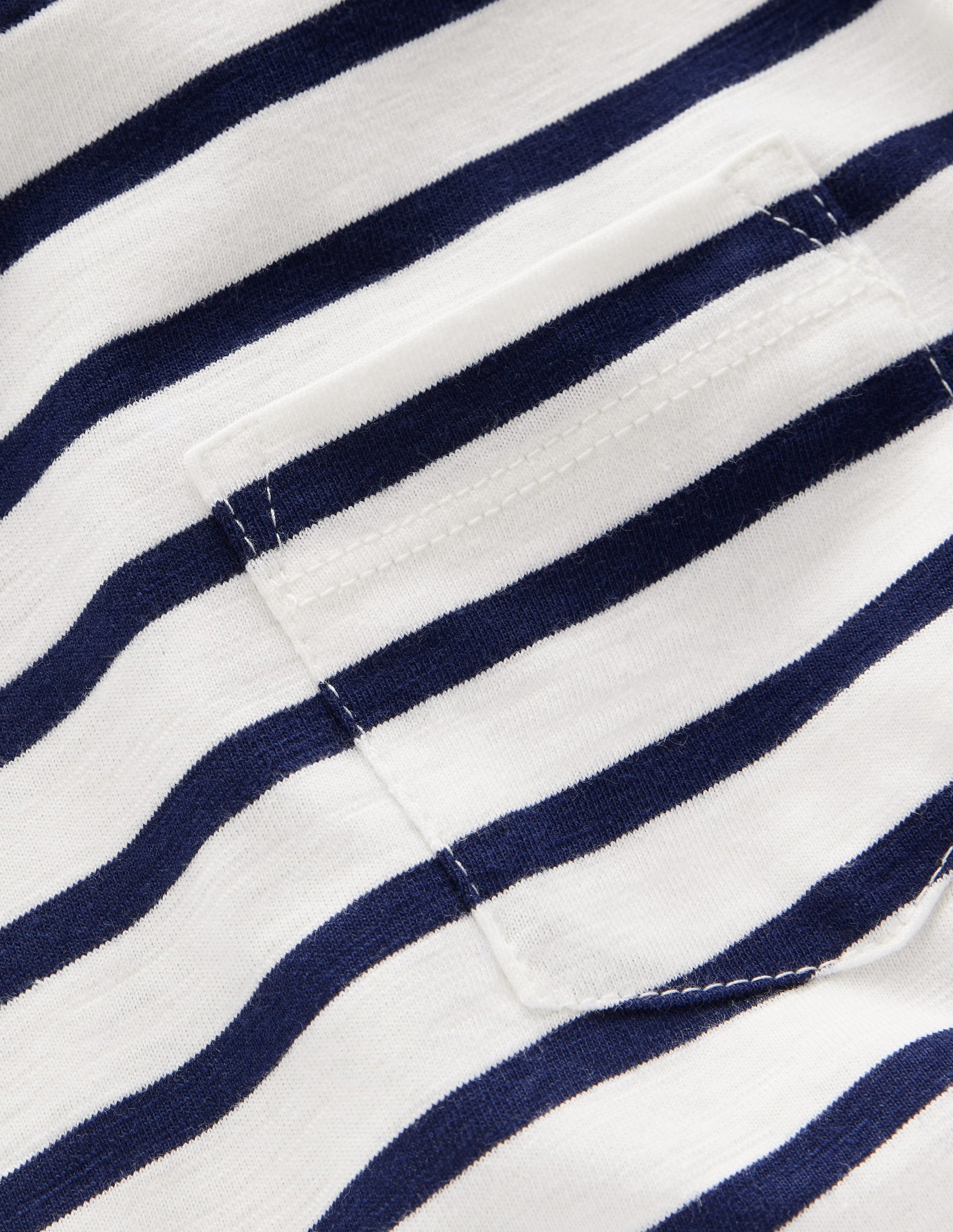 Everyday Long Sleeve T-Shirt-Soft Ivory/ College Navy-3