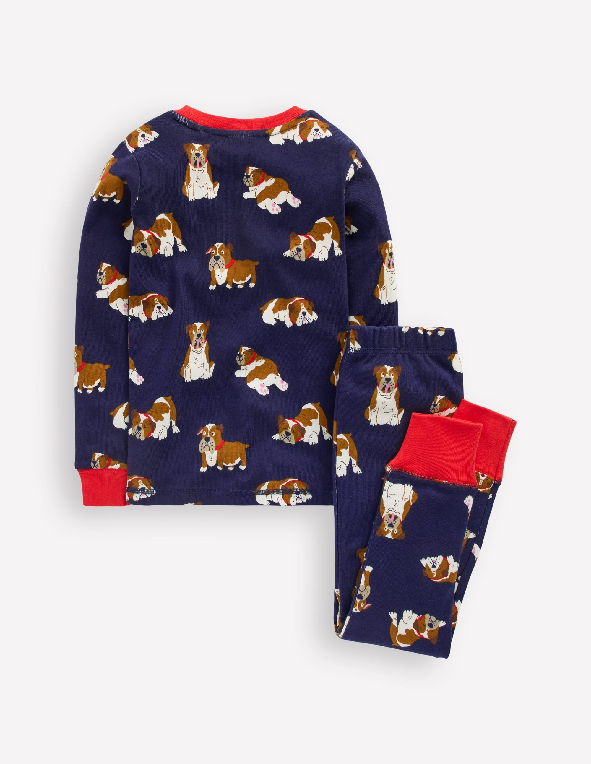 Snug Long John Pajamas-Medieval Bulldogs - Image 2
