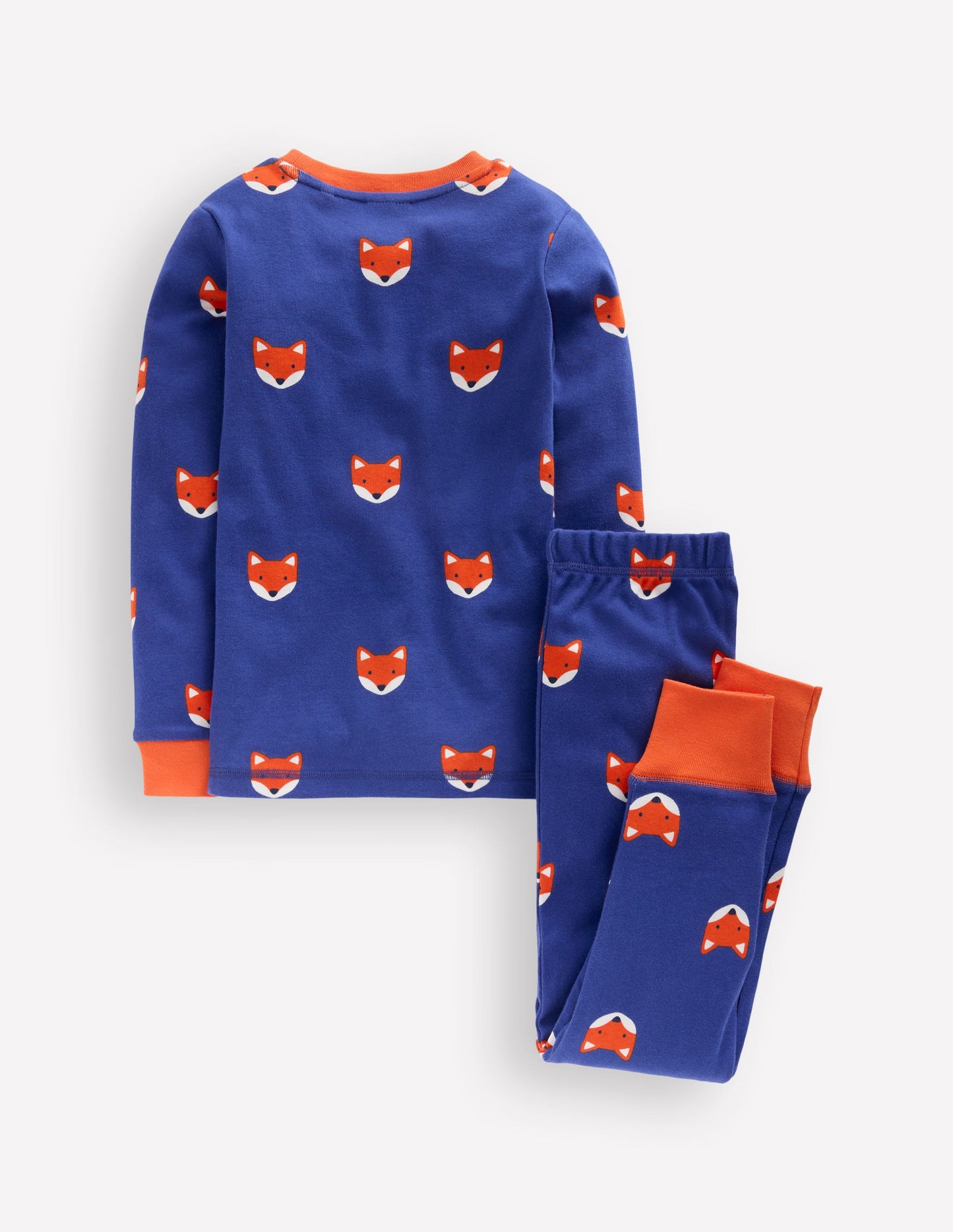 Snug Long John Pajamas-Foxes