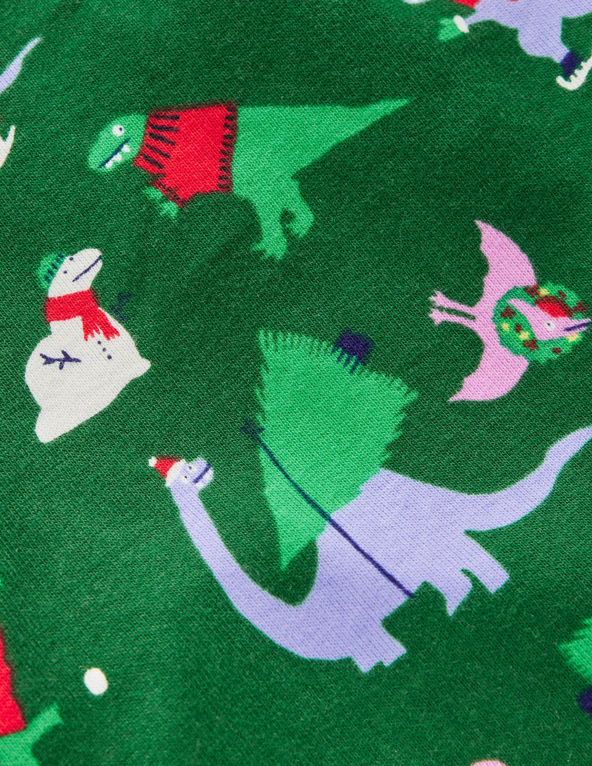 Snug Long John Pajamas-Eden Christmas Dinos-3