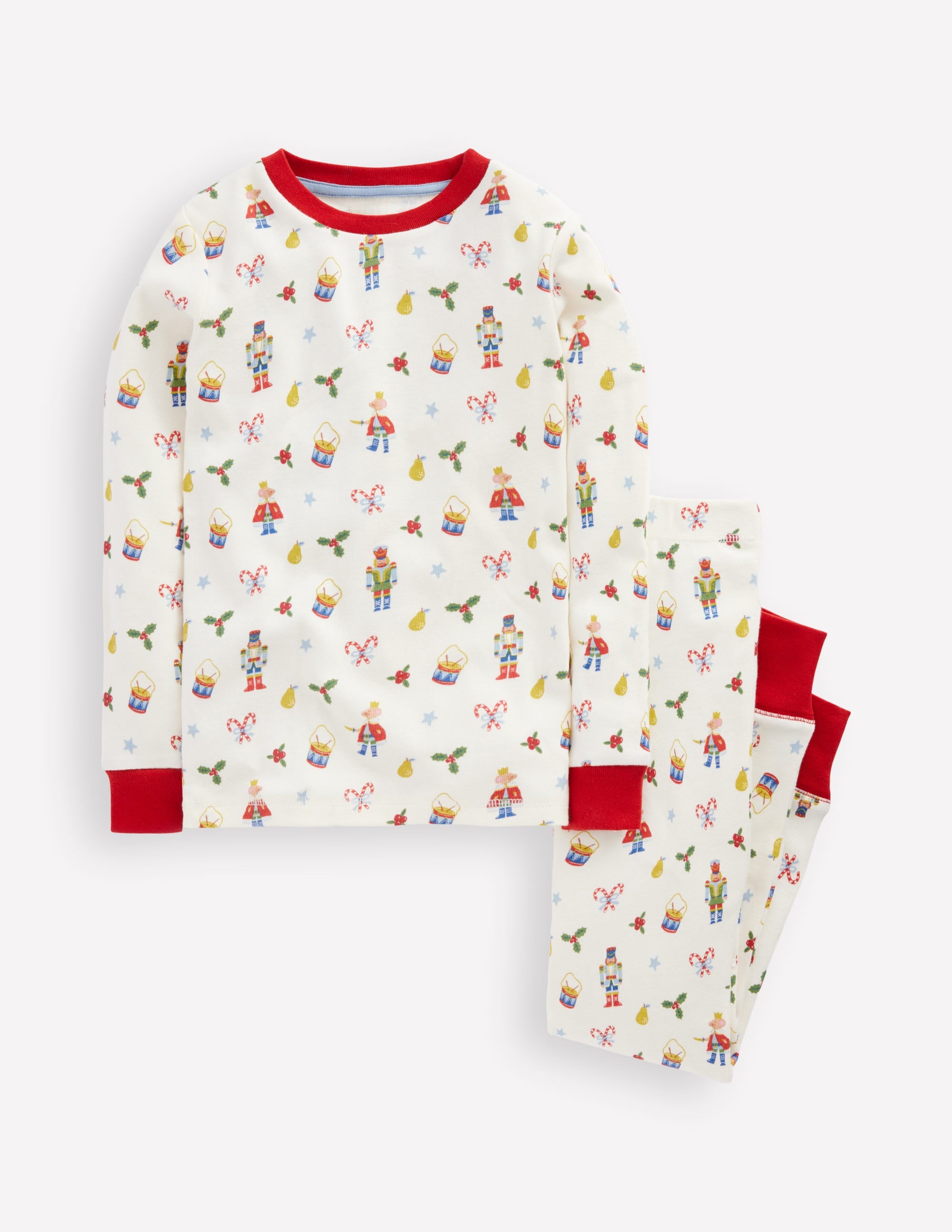 Snug Long John Pajamas-Nutcracker - Image 1