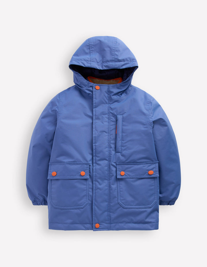 4-in-1 Waterproof Coat-Blue River
