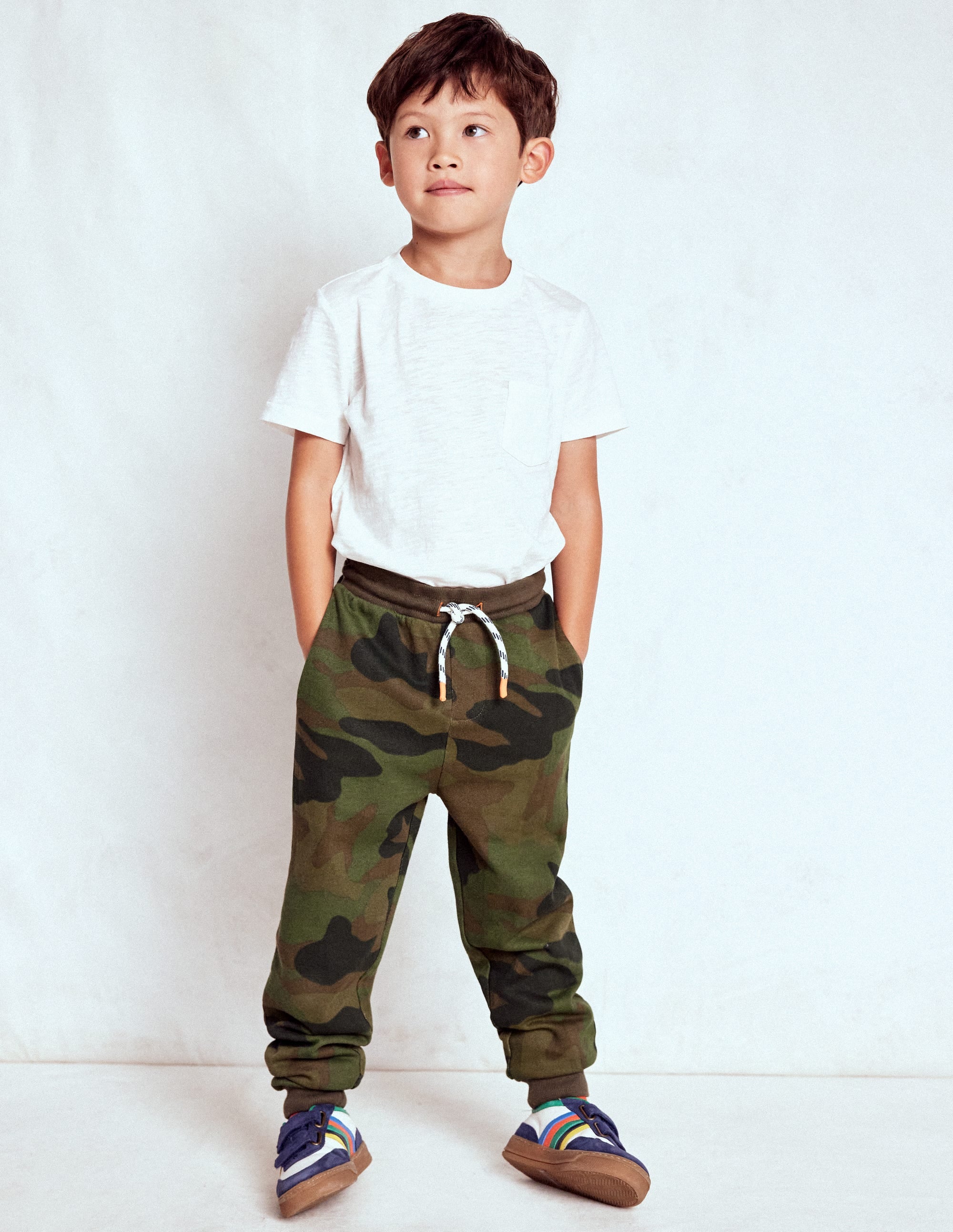 Printed Comfy Sweatpants-Camo - Image 1