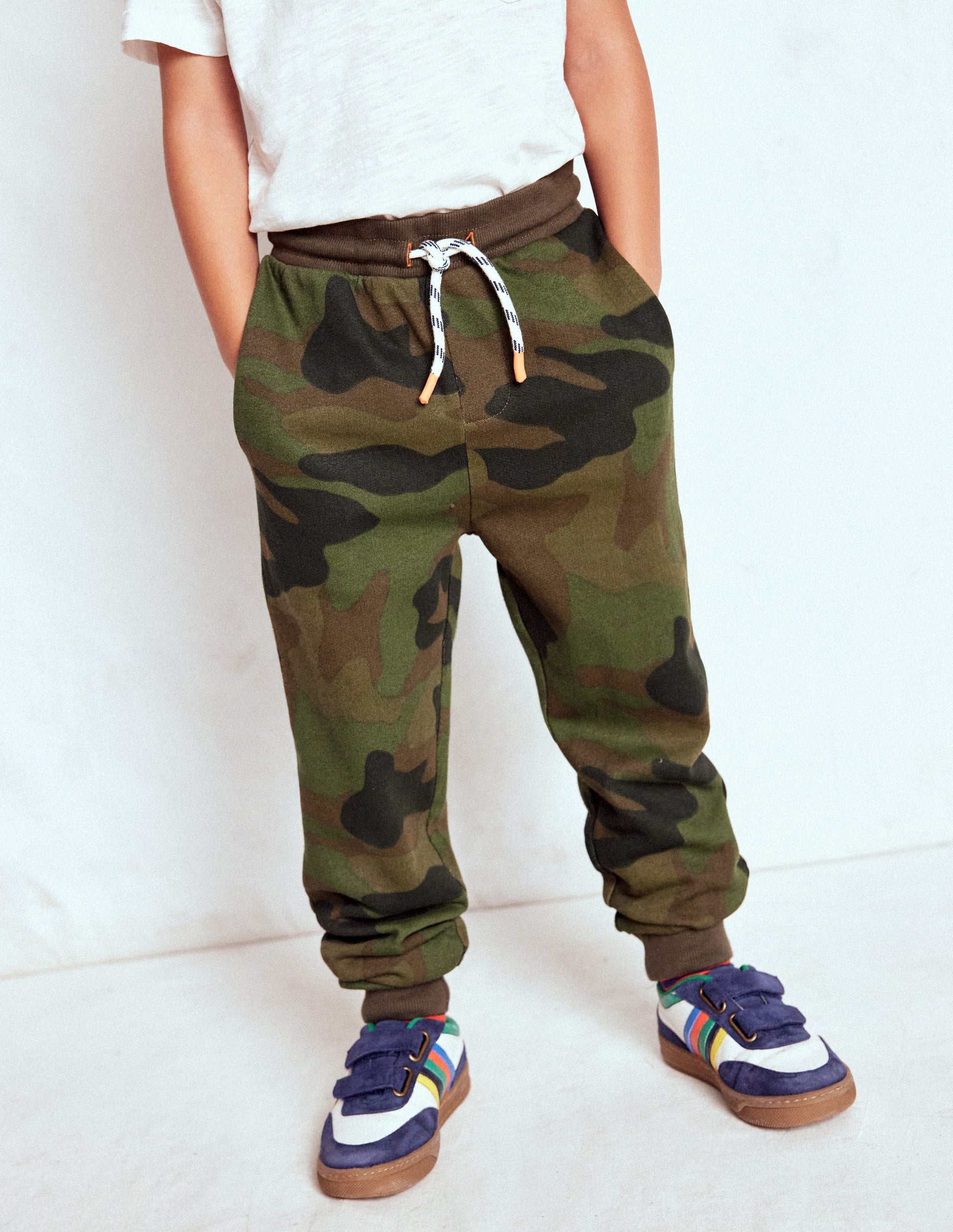 Printed Comfy Sweatpants-Camo-2
