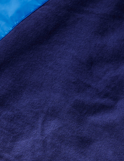 Quilted Borg Jacket-Classic Khaki Colourblock-8