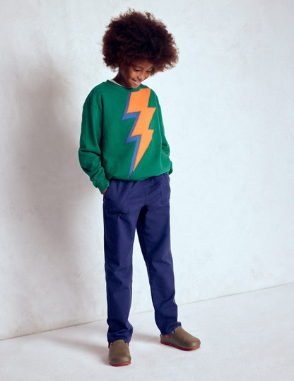 Fun Sweatshirt-Artichoke Green Lightning-2