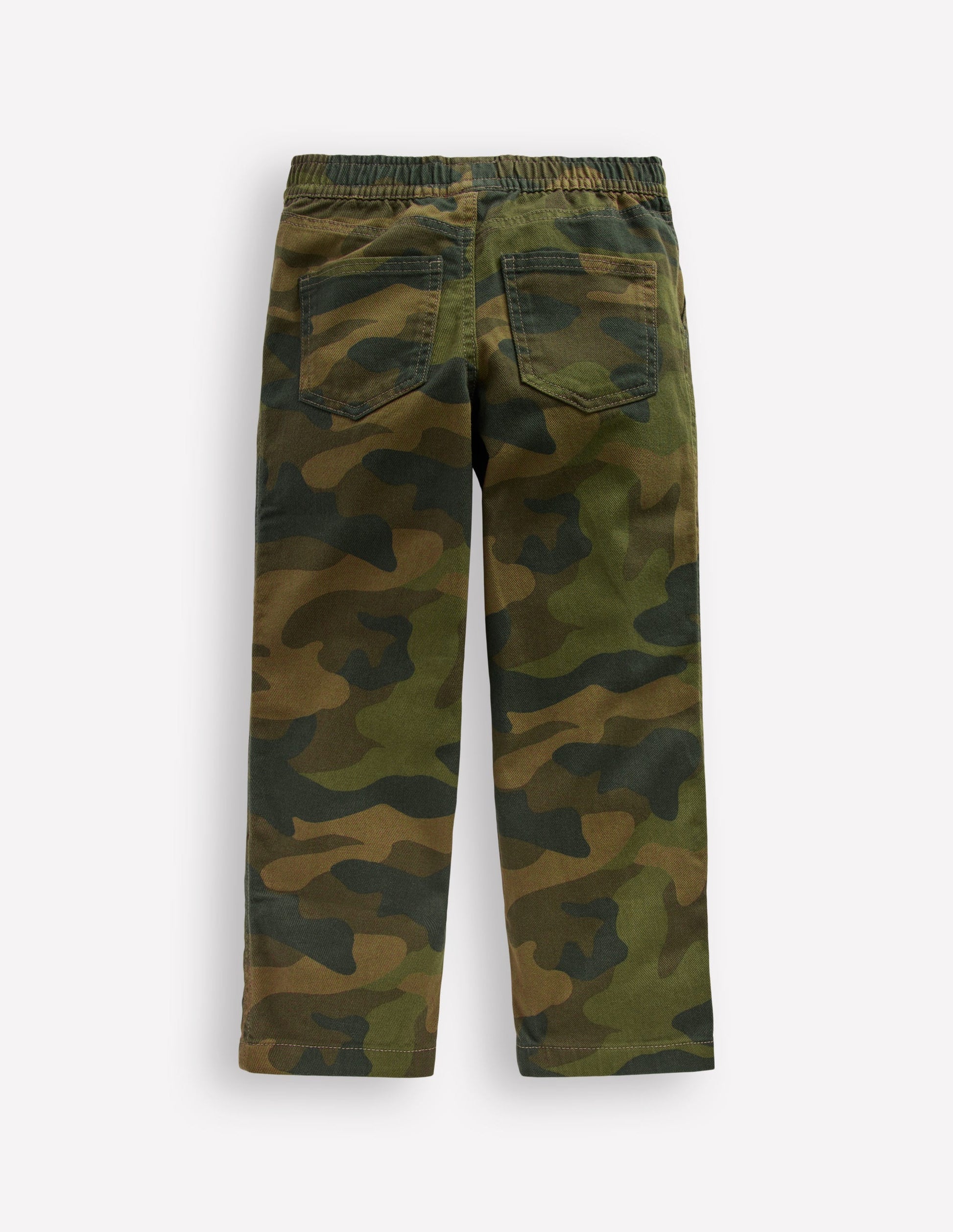 Pull-on Cotton Pants-Camo-2