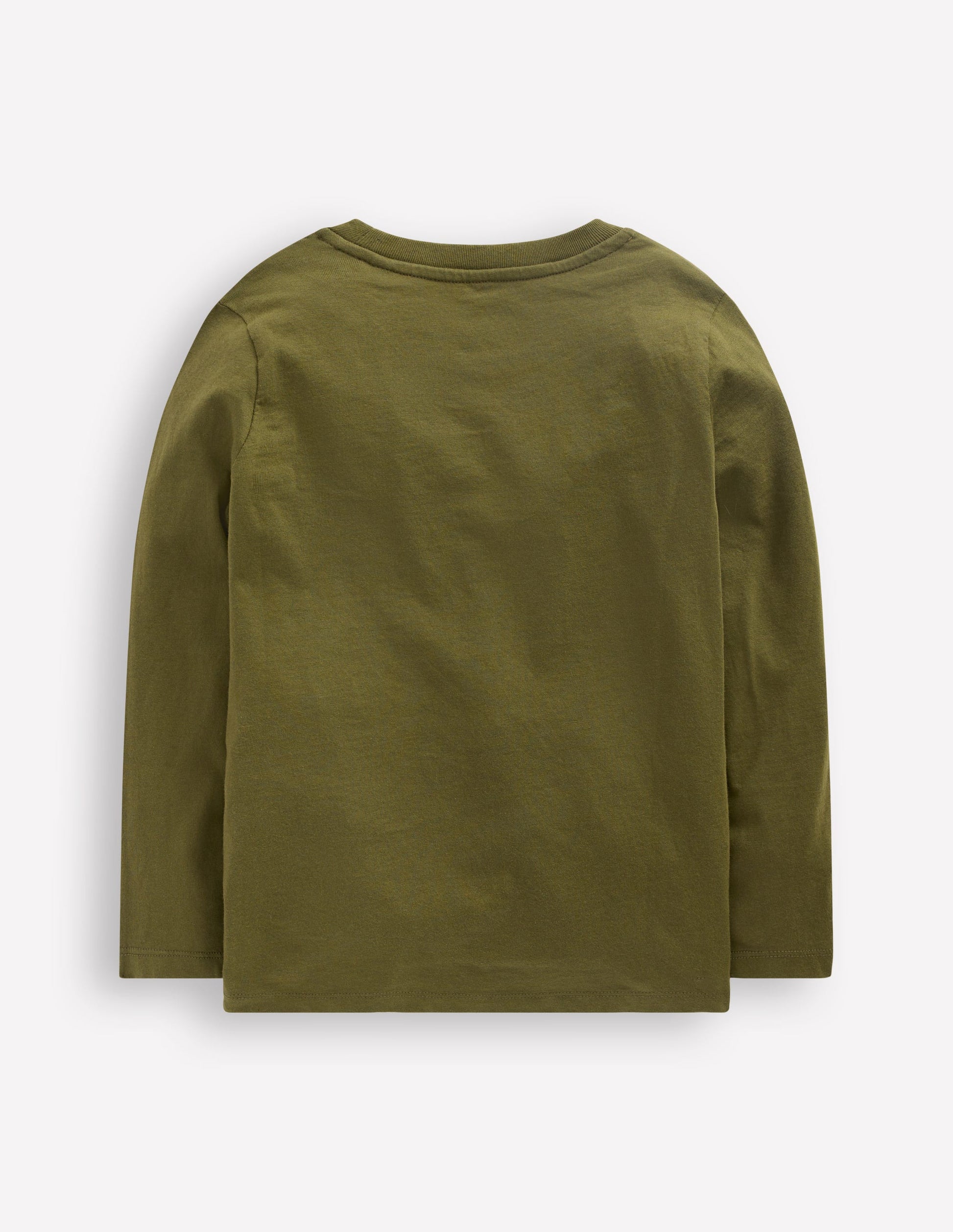 Long Sleeve Bouclé T-shirt-Winter Moss Deer-2