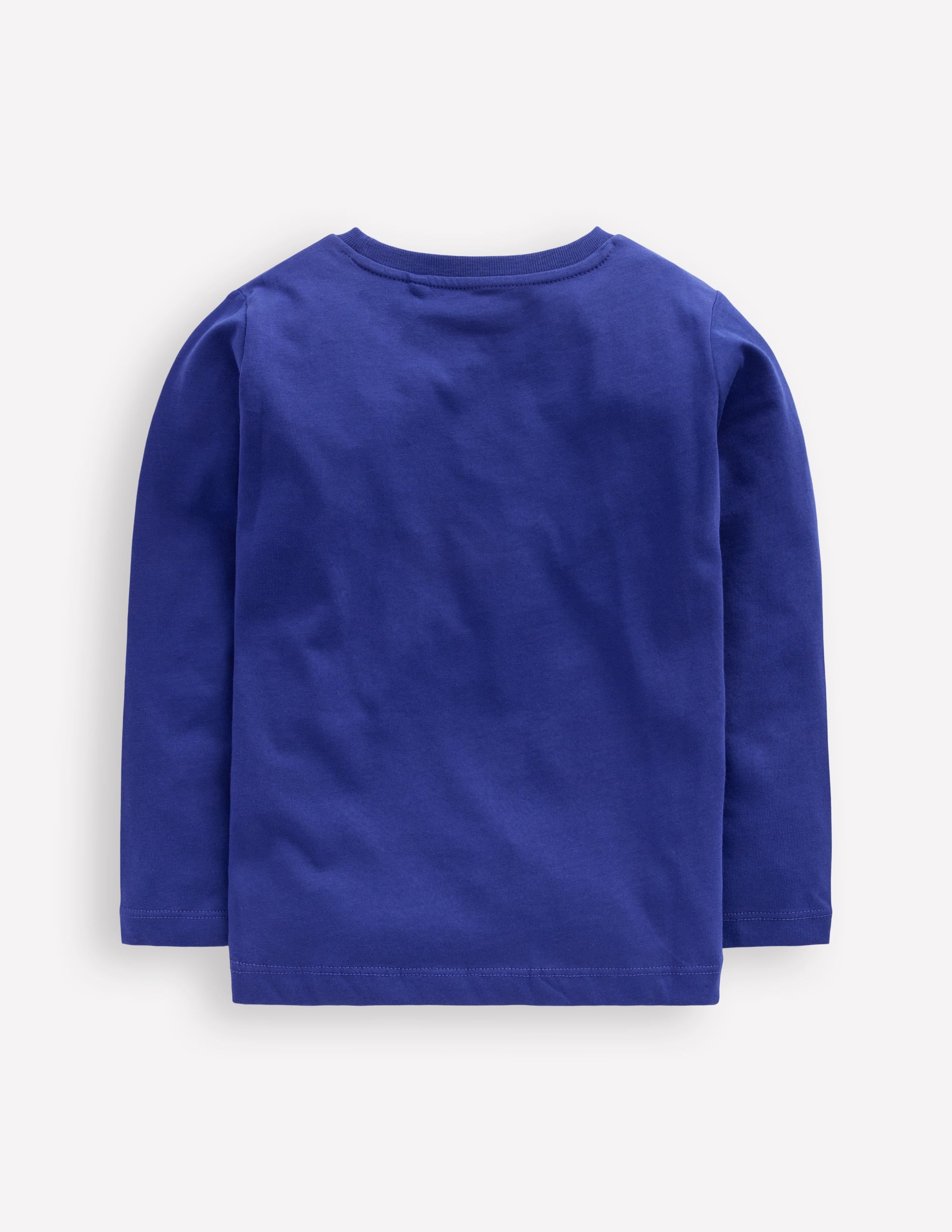 Long Sleeve Printed T-shirt-Sapphire Blue Vehicles - Image 1