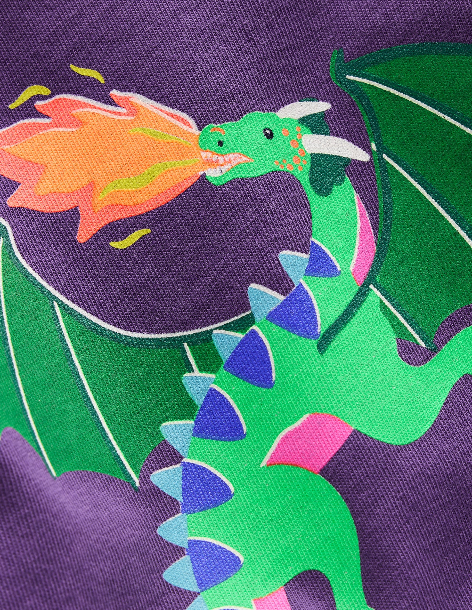 Long Sleeve Riso T-shirt-Mystic Purple Dragons-3