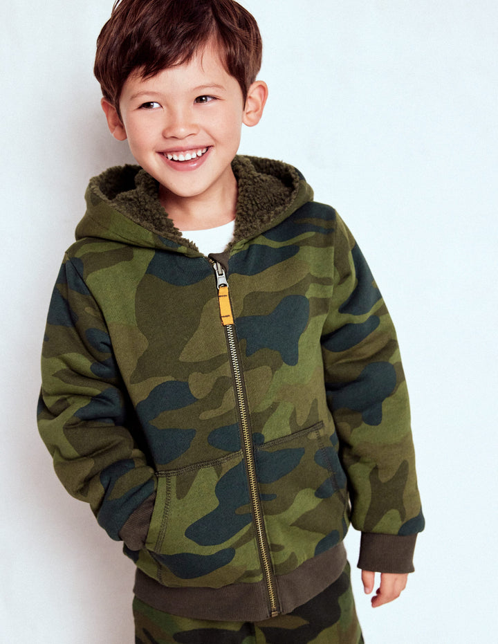 Reversible Borg Hoody-Camo