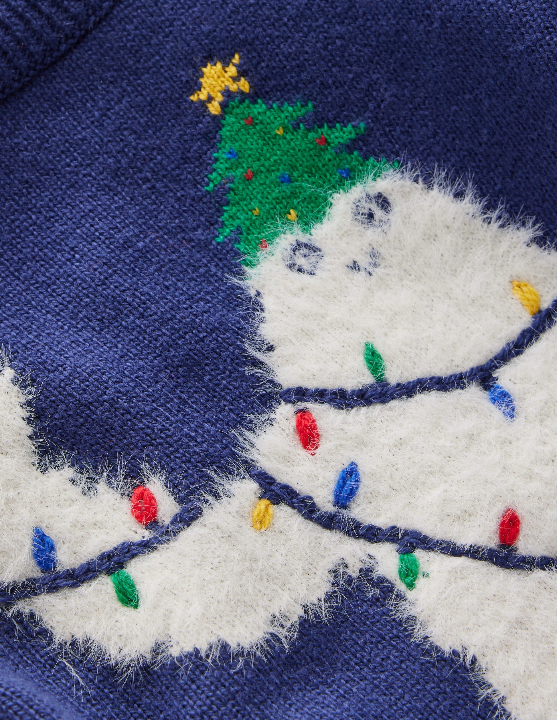 Fun Logo Sweater-College Navy Yeti-3