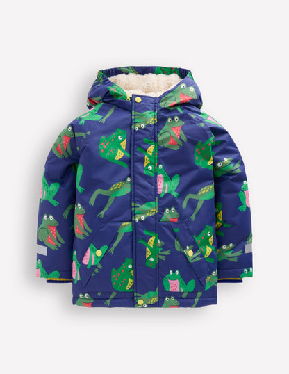 Borg Lined Anorak-Twilight Frogs-1
