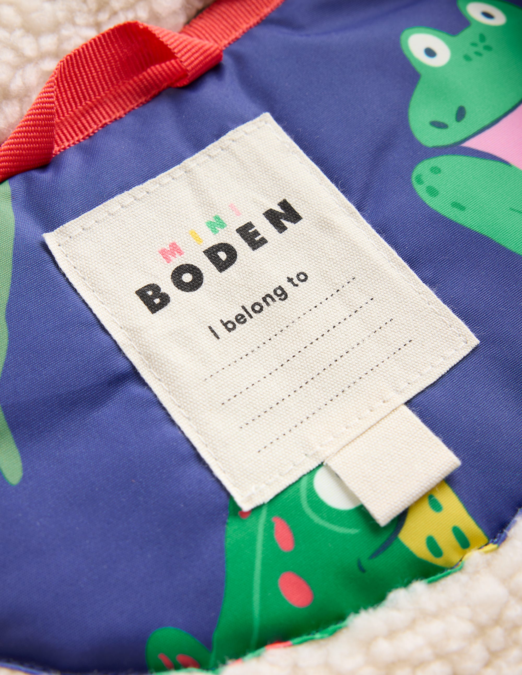 Borg Lined Anorak-Twilight Frogs | Boden USA