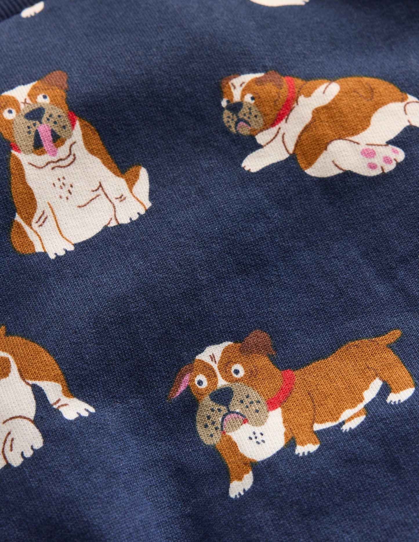 Everyday Printed Sweatshirt-Blue Bulldogs