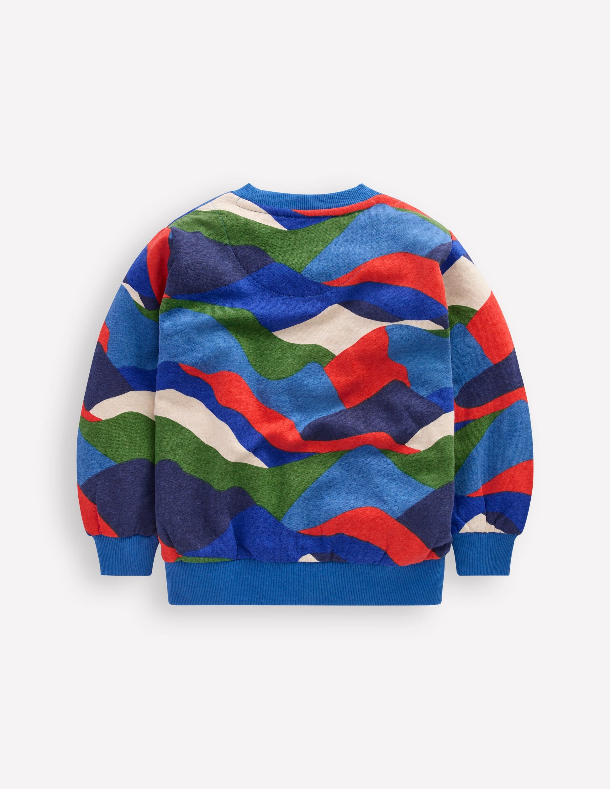 Everyday Printed Sweatshirt-Abstract Landscape-3