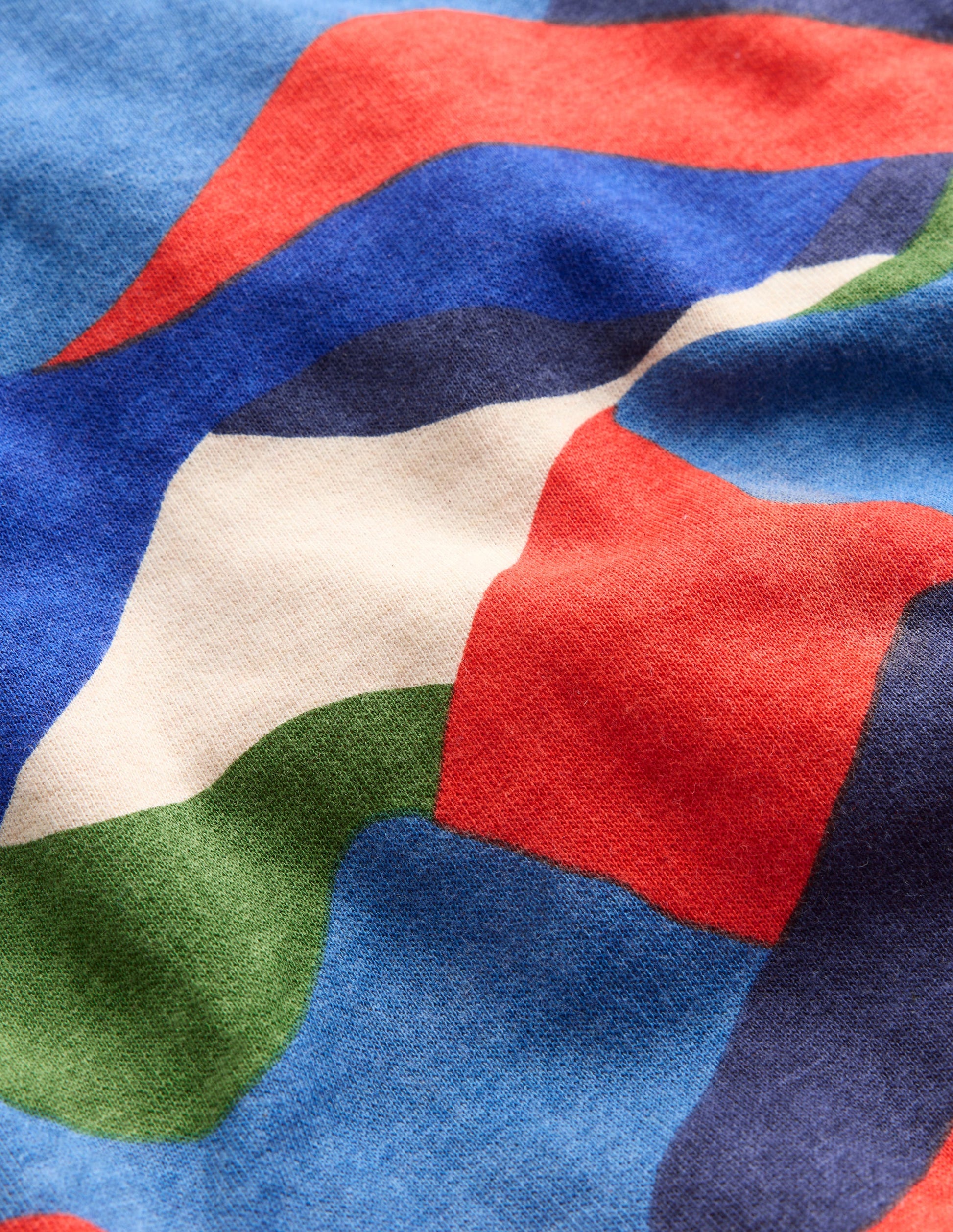 Everyday Printed Sweatshirt-Abstract Landscape-2