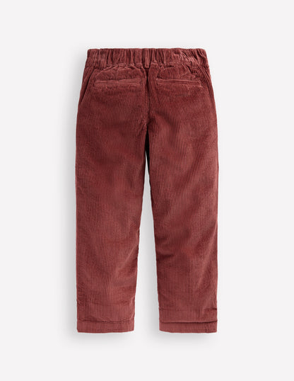 Everyday Relaxed Pants-Chestnut Cord-2