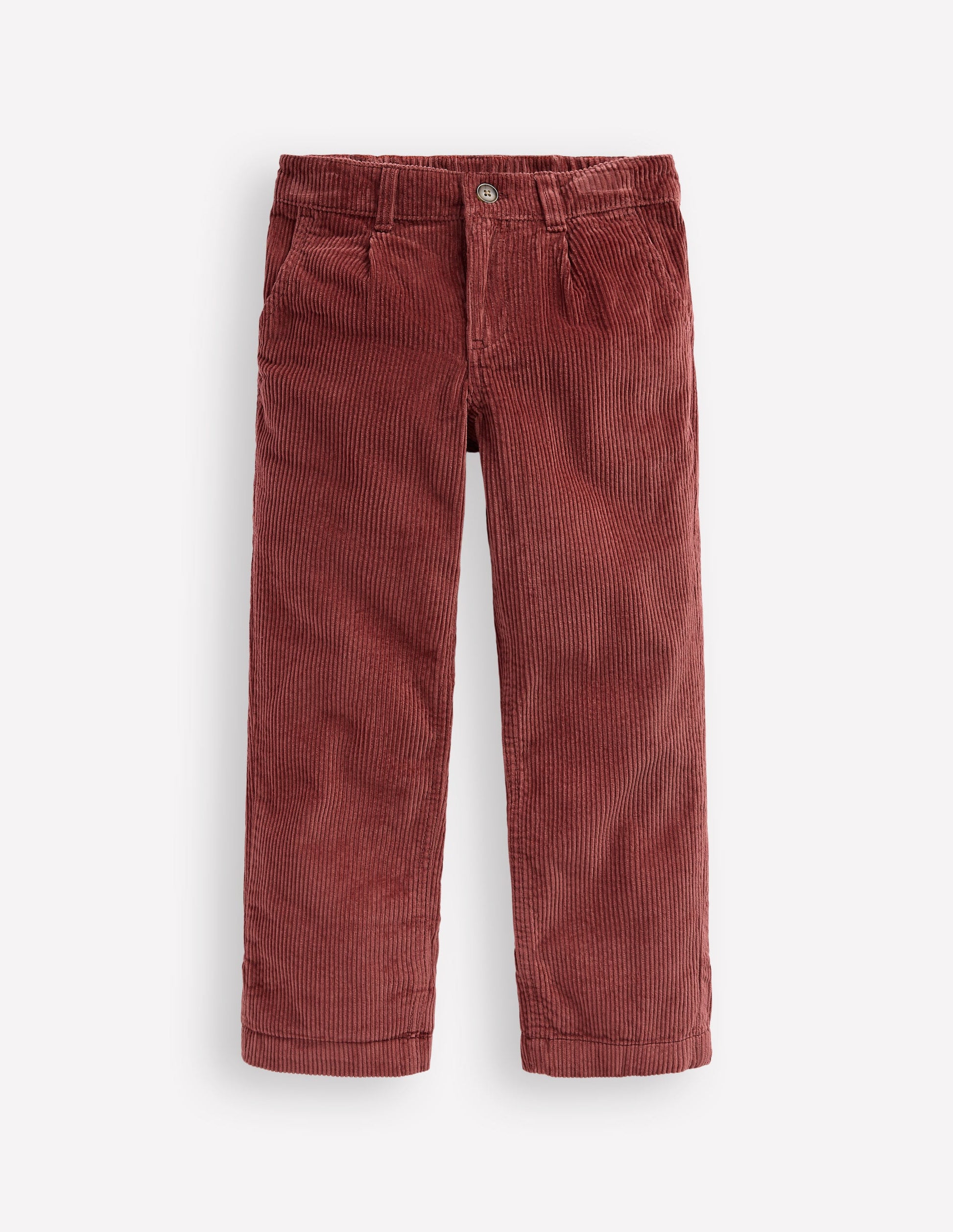 Everyday Relaxed Pants-Chestnut Cord-1
