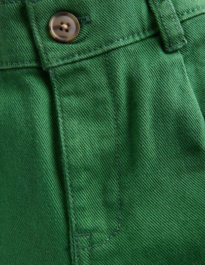 Everyday Relaxed Pants-Pine Green Twill-5