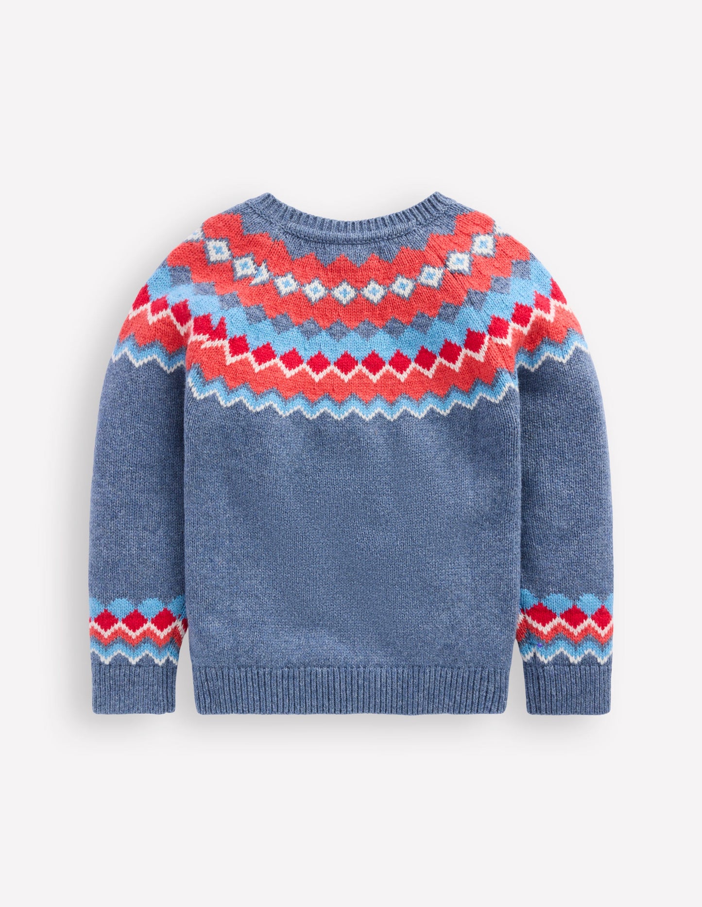 Fair Isle Jumper-Blue Classic Fair Isle