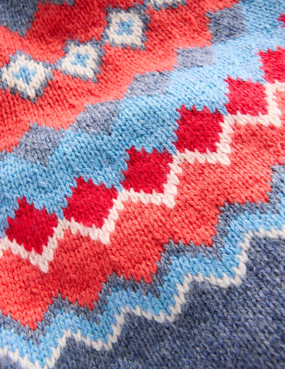 Fair Isle Jumper-Blue Classic Fair Isle-5