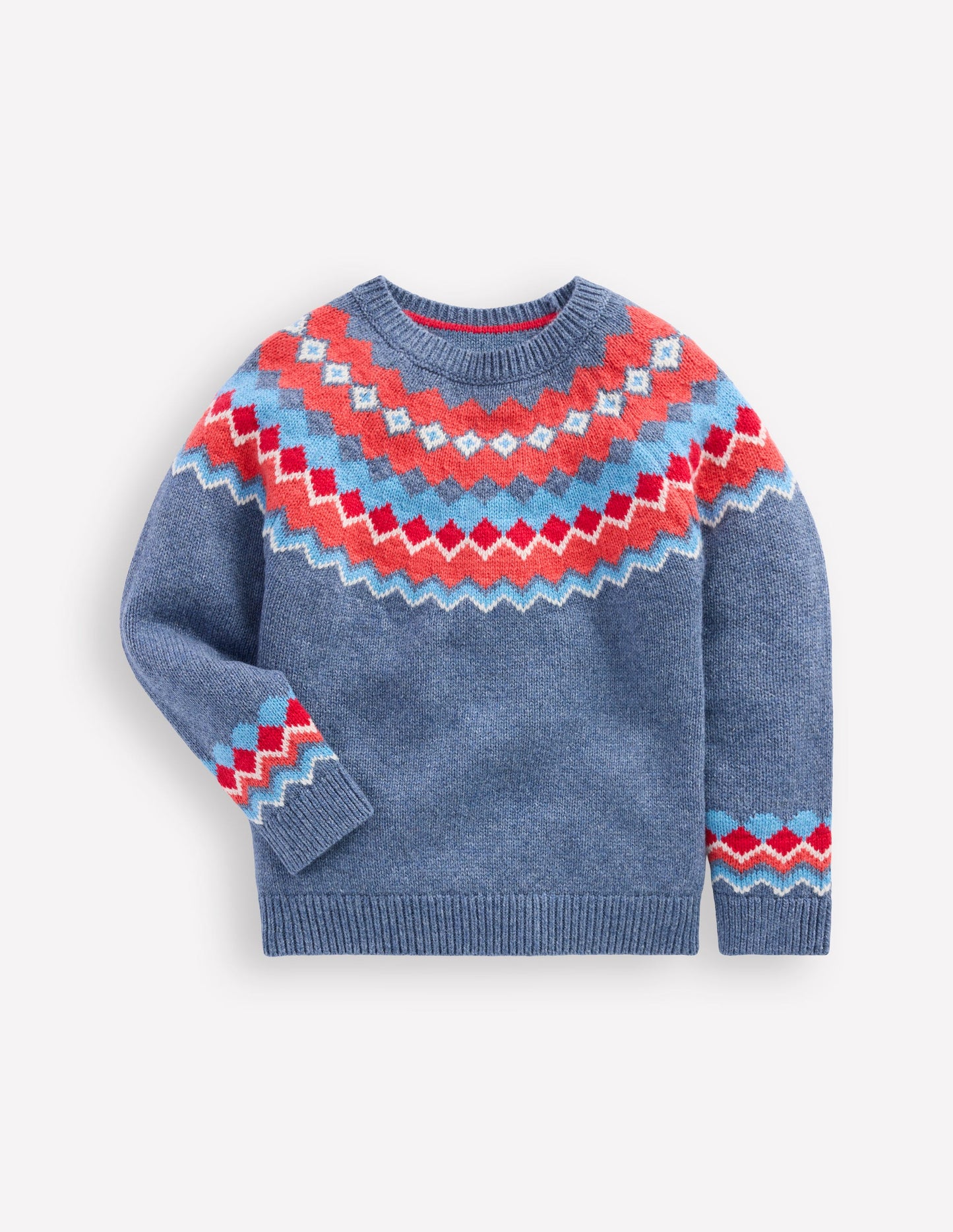 Fair Isle Jumper-Blue Classic Fair Isle