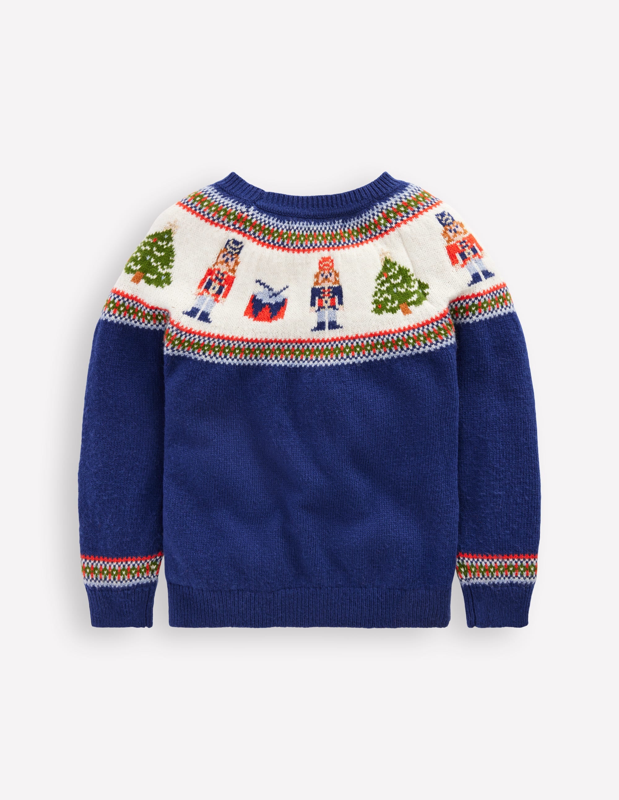 Fair Isle Jumper-College Navy Nutcracker - Image 3