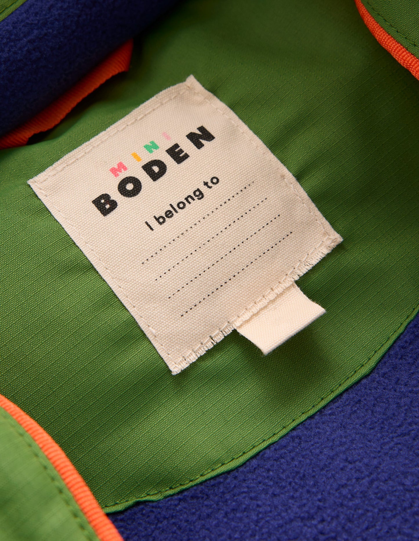 Fleece Lined Padded Coat-Green