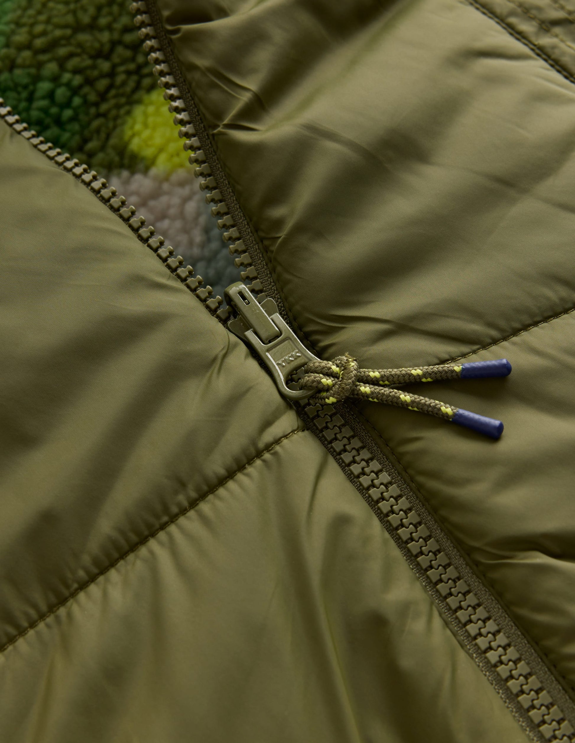 Reversible Cosy Borg Jacket-Green Camo-4