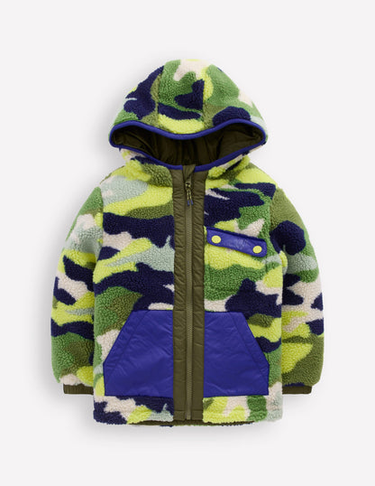 Reversible Cosy Borg Jacket-Green Camo-3