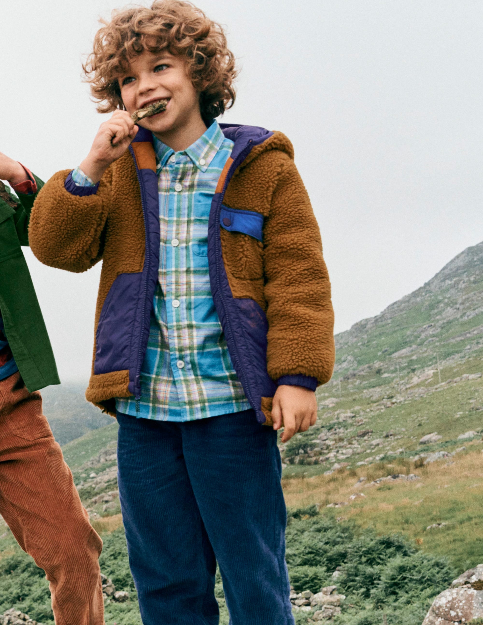 Reversible Cosy Borg Jacket-Brown Borg | Boden USA