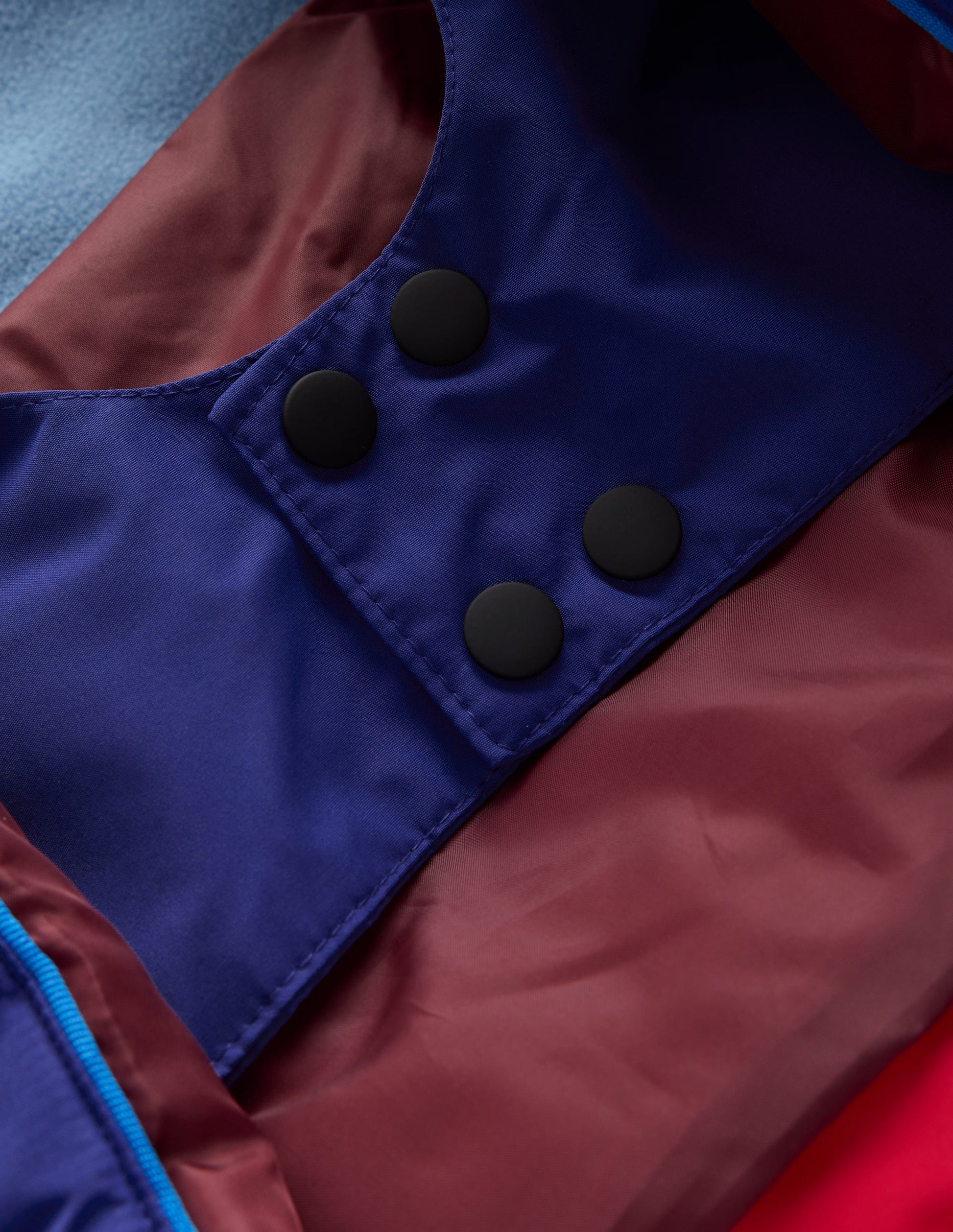 All-weather Waterproof Coat-Red Chevron Colourclock-5