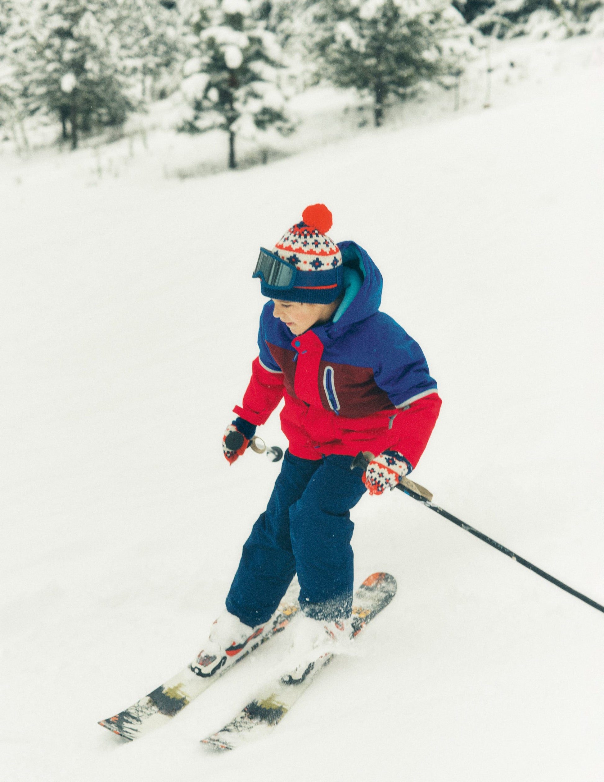 All-weather Waterproof Coat-Red Chevron Colourclock-6