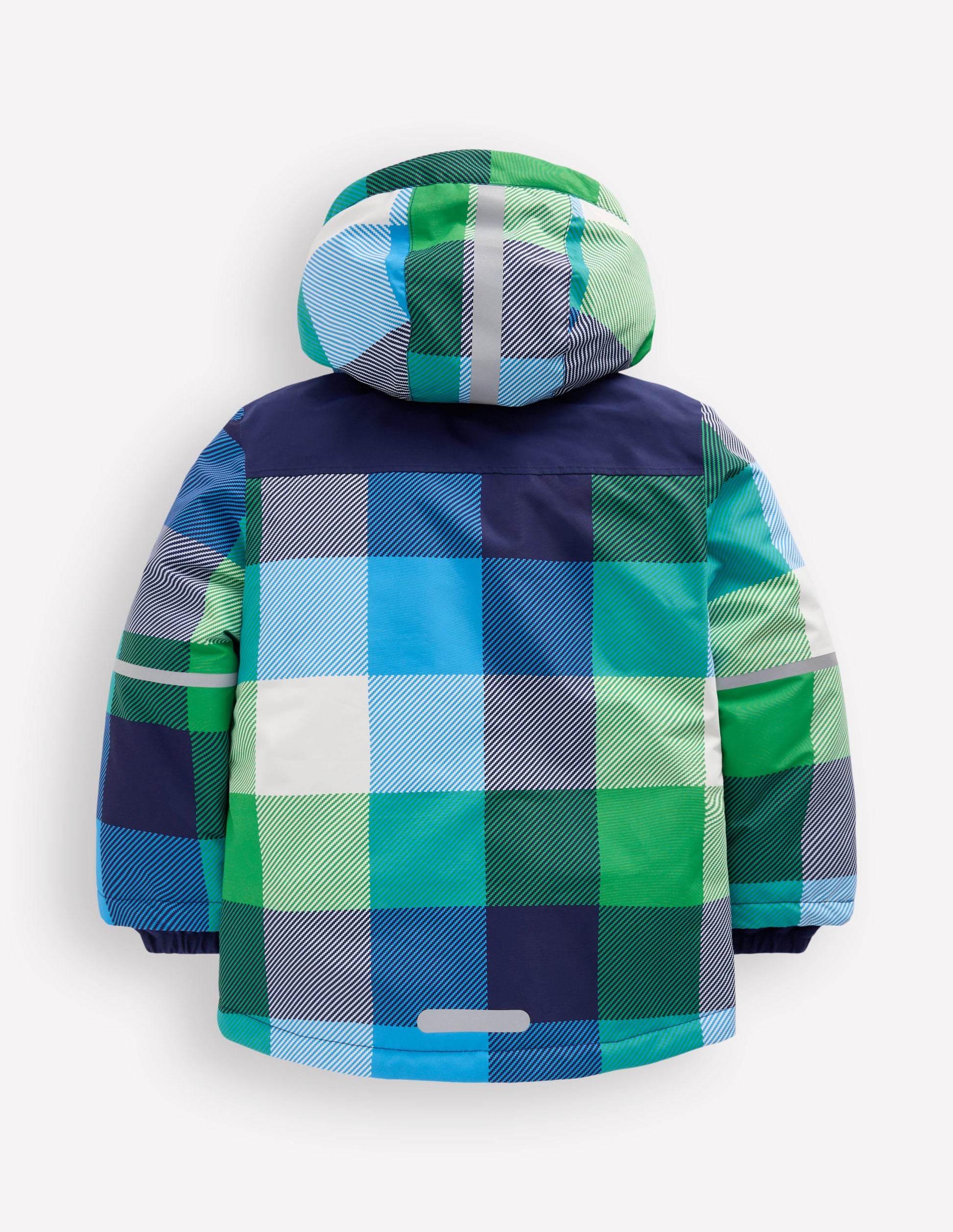 All-weather Waterproof Coat-Green Check-2